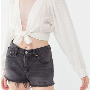 Levis 501 Black Shorts